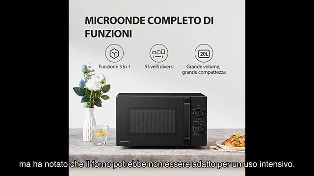 Recensione toshiba mw2-mg20p(bk): il miglior forno microonde grill combinato per cucinare in modo v смотреть онлайн