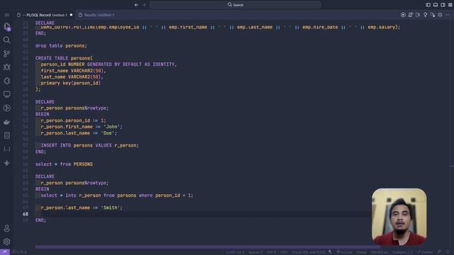 ORACLE DATABASE TUTORIAL #79 RECORD