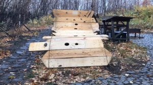 Дачный лежак своими руками