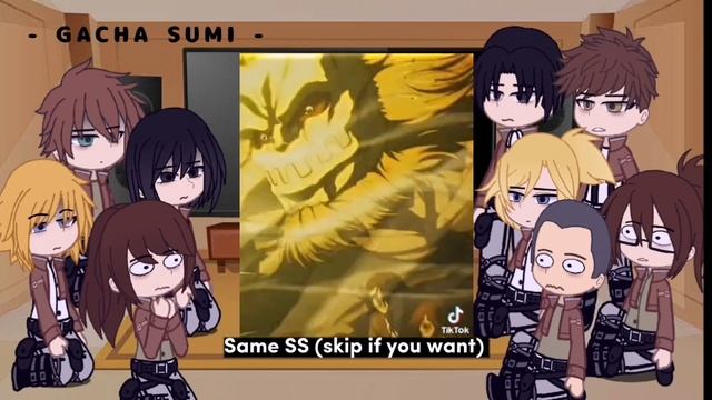 past aot react to Eren Yeager/spoiler /GCRV смотреть онлайн