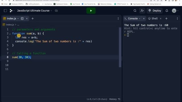 Function Expression & Function Parameters and Arguments in JavaScript | JavaScript Tutorial #18