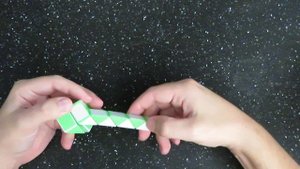 ШКАТУЛКА из змейки Рубика - схема сборки. Фигура № 49