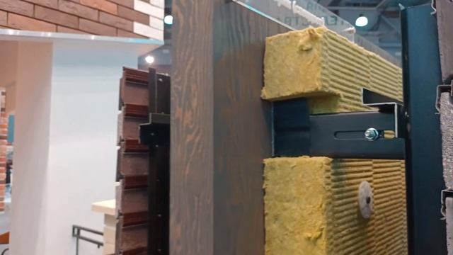 Навесные Фасадные Системы, вентилируемый фасад с искусственным камнем White Hills, выставка Мосбилд смотреть онлайн