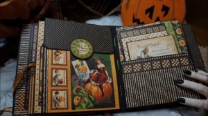 Happy Halloween Scrapbook Album- Happy Haunting Graphic 45 by Nostalgique