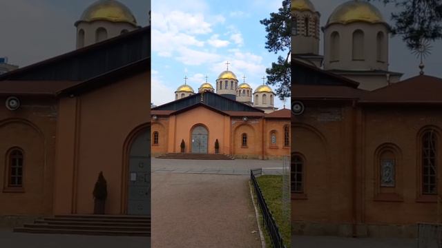 Chernobyle Cathedral, or Cathedral of Archangel Saint Mikhail, Kyiv, Ukraine 25.03.2023.