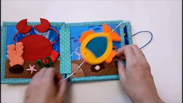 Мягкая книжка-малышка от 6 месяцев (Австралия)/ Quiet book смотреть онлайн