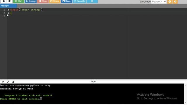 Program to reverse internal content of each word in python #python #pythonprogram #pythonproblem