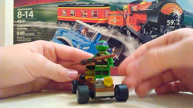 Лего черепахи всё ешё на моём канале? | Lego D | обзор набора по черепахам 79101 дракон-байк Шредер смотреть онлайн