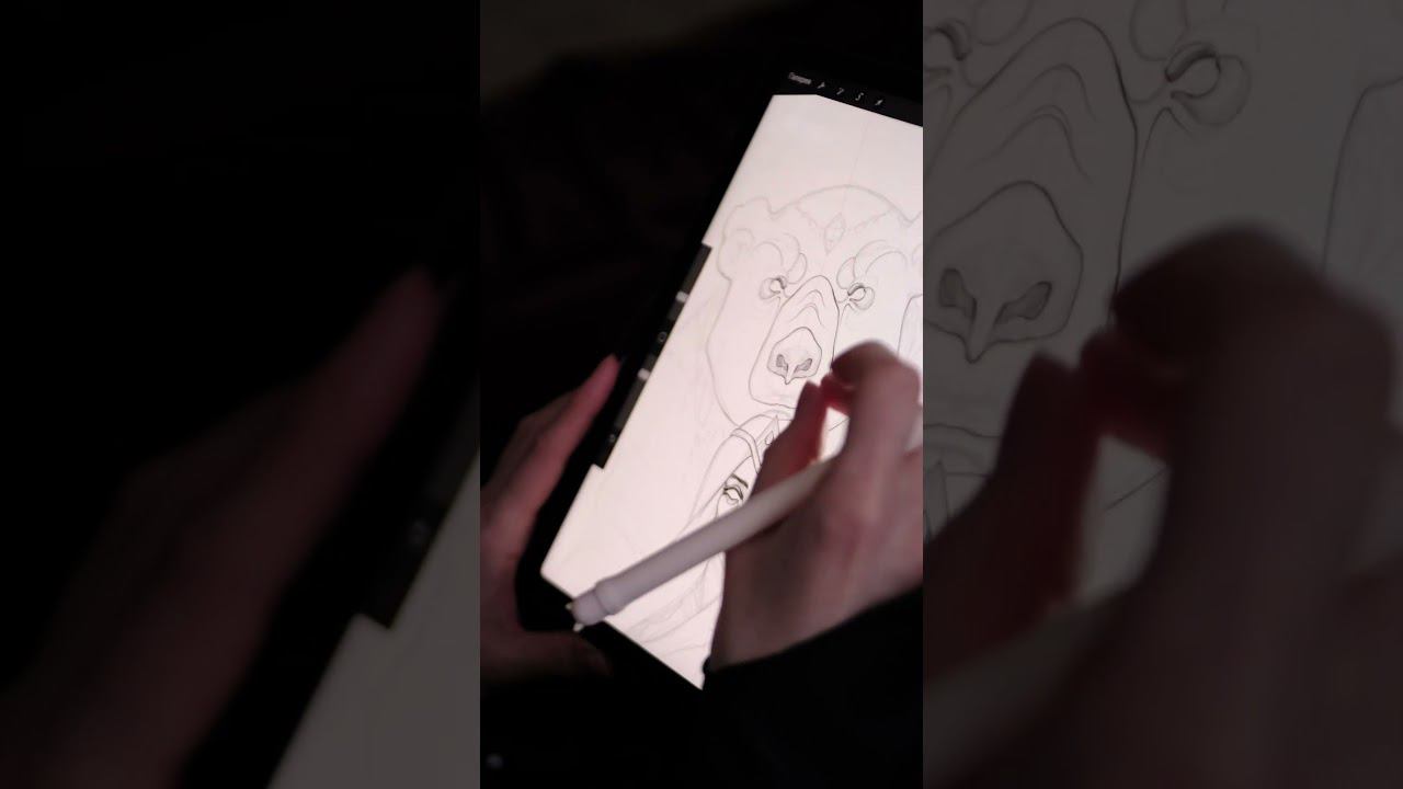 Туториал эскиза #арт #рисунок #эскиз #эскизытату #рисование #прокриэйт #procreate #tutorial #art