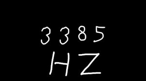 Частота 3385Гц слушать.