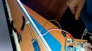 Розовый экран монитора Acer al1616w, ремонт подсветки - замена ccfl на led