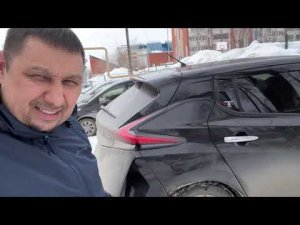 Nissan Leaf похудел на 20 кг подключил регистратор