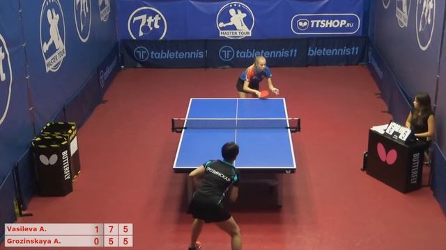 Настольный теннис матч 020920 4 11:30 Васильева Алина Грозинская Анна смотреть онлайн