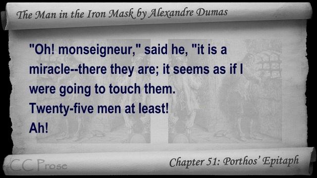 Chapter 51 - The Man in the Iron Mask by Alexandre Dumas - Porthos' Epitaph смотреть онлайн