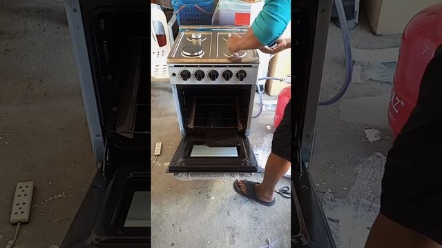 Haier gas range HFS 504G63GO gas installation смотреть онлайн