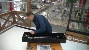 Установка внешних юстировочных ножек конвекторов Mohlenhoff