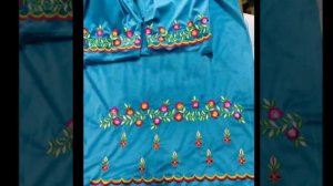 2023 के बिल्कुल नए Machine Embroidery Punjabi Suit Design | Kadai Wale Suit #embroidery_designs