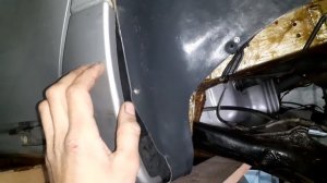 Задние подкрылки для Toyota IST (Формовка из максимально похожих)