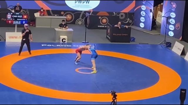 БРОНЗА: Мээрим Жуманазарова (KGZ) - Сюзане Лападж (CAN) / Poland open 2021