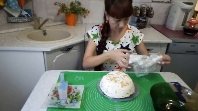 Торт банановый без выпечки очень нежный!!! смотреть онлайн