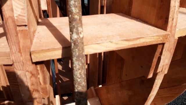 Обзор каркаса церковного купола,моя работа.Румыния. смотреть онлайн