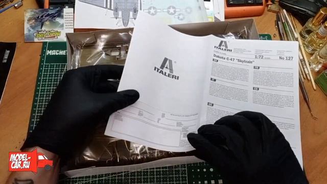 Обзор стендовой модели Douglas c-47 skytrain производитель italeri смотреть онлайн