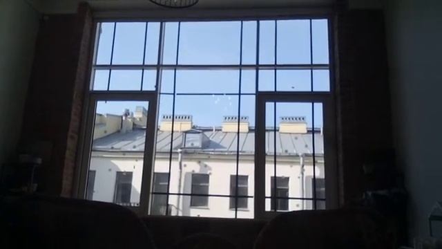 Моторизованные рулонные шторы (гостиная) |ABRM Project смотреть онлайн