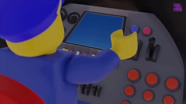 Thief Rob The Dimond from Police Train - Lego Police Thief Train Race - Choo choo train kids videos смотреть онлайн