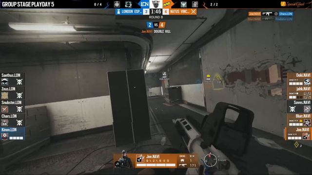NAVI vs London Esports - Rainbow Six VOICE COMMS at UK Ireland Nationals S2