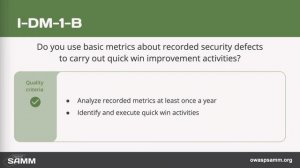 I-DM-B: Metrics and Feedback №10