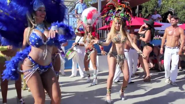 BATUCADA, CAPOEIRA AND SAMBA FOR BUDLIGHT AT LAS VEGAS IN 2014 смотреть онлайн