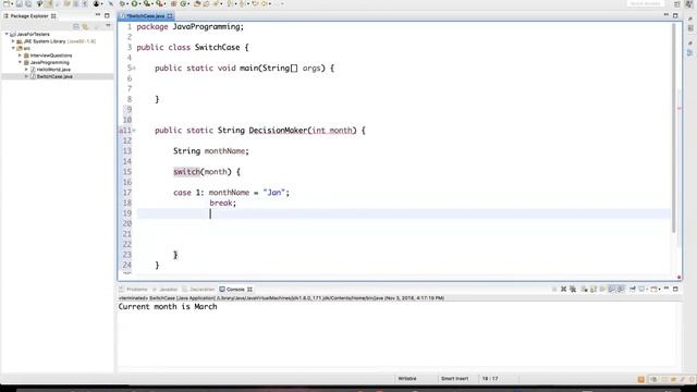Java for Software Testers Tutorial#27 - Switch Case смотреть онлайн