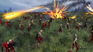 Батарея огненных ракет VS Зомби Total War: Warhammer