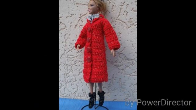 Пальто. Как связать пальто для куклы. How to tie coat for doll. Wie zu beschichten binden смотреть онлайн