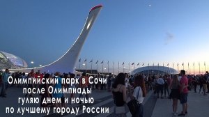 Олимпийский парк в Сочи после Олимпиады отдых в Сочи 2018 олимпийский факел и поющий фонтан