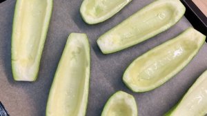 Съедаются моментально - аппетитные лодочки из кабачков с куриной грудкой