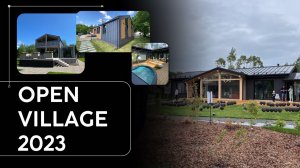 Выставка Open Village 2023. Современные дома на забивных ж/б сваях