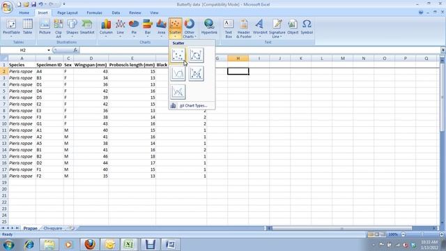 2) How to create a scatterplot in Excel - for Carleton University BIOL 1004 & 1104 смотреть онлайн