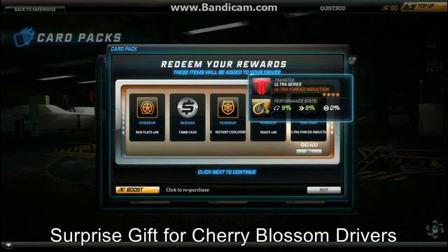 nfs world - Free Card pack as surprise Gift for Cherry Blossom Drivers смотреть онлайн