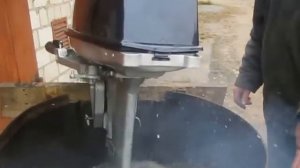 доработанный лодочный мотор Ветерок8 замена карбюратора видео 3