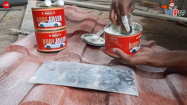 How to mix mettal paste/Body Filler എങ്ങിനെ ഉപയോഗിക്കാം смотреть онлайн