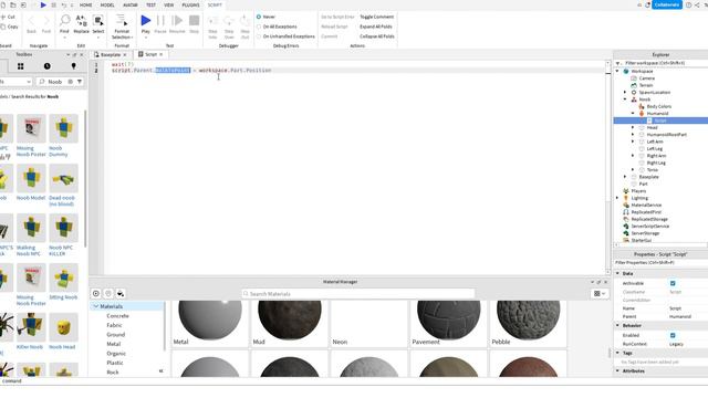 Как заставить двигаться NPC В роблокс студио смотреть онлайн