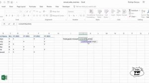 Microsoft Excel 2016 COUNTBLANK Function