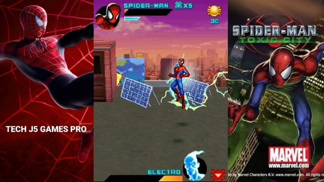 Spider-Man : Toxic City HD Android Gameplay 60 FPS Symbian Emulator смотреть онлайн