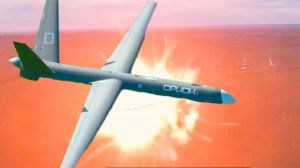 Воздушный бой дронов России Орион и БПЛА вертолета К-2.mp4