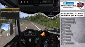 ETS 2 ● COMBOIO ● TRUCKERSMP ● Trans Norte Sul Virtual in Trucksbook ● !tns !pix !gfc