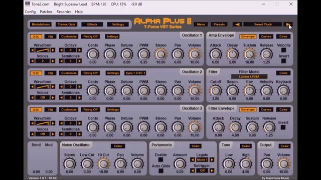 Alpha Plus 2 T-Force VST Series by Mastercode Audio смотреть онлайн