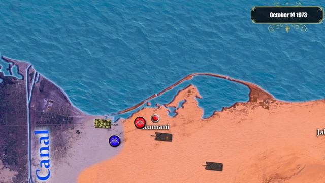 Yom Kippur War. ⚔️ Arab-Israeli War on the Map (1973) смотреть онлайн