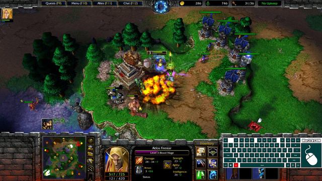 Goblin Tinker vs Blood Mage | War3 | W3 | Warcraft 3 | WOW смотреть онлайн