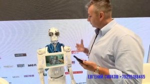 Интервью с роботом о смысле жизни, ответы вас шокируют.mp4